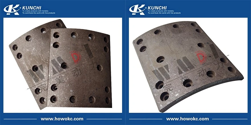 WG9231342068 brake lining red ceramic